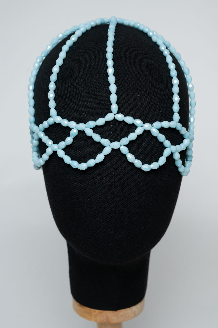 Bonnets en cristal — perles ovales