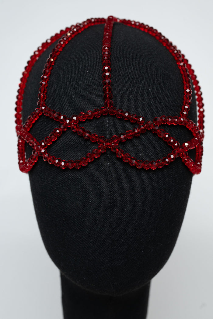 Bonnets en cristal — perles rondes