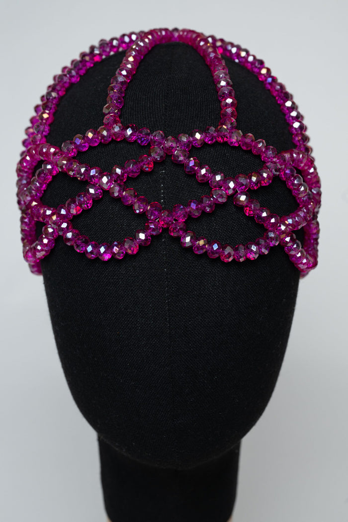 Bonnets en cristal — grandes perles
